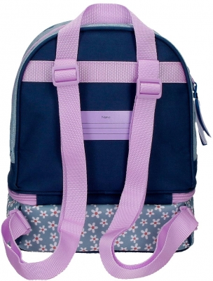 Ghiozdan gradinita fete, Disney Minnie Mouse Style, compartiment termic, multicolor